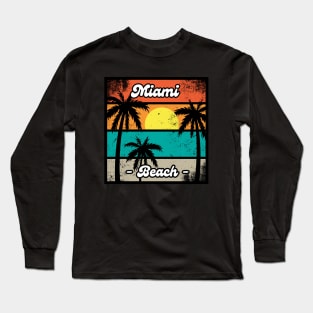 Miami Beach Long Sleeve T-Shirt